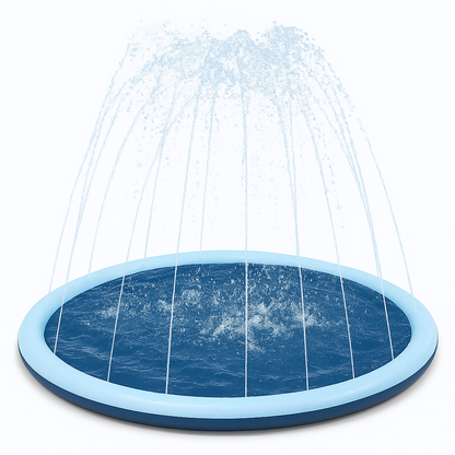 PISCINA CON CHORROS DE AGUA ANTIDESLIZANTE