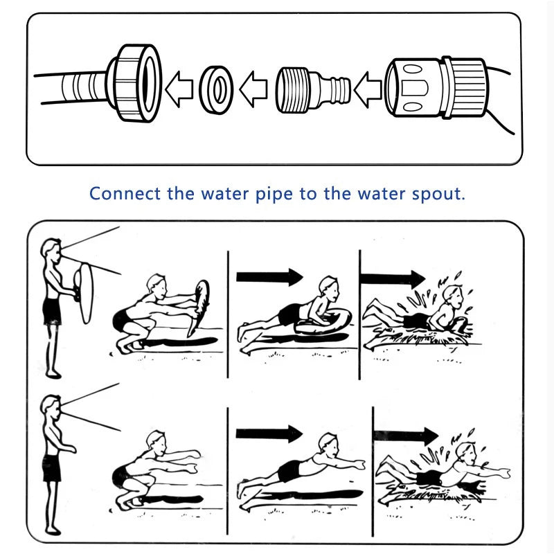Tobogán de Agua Divertido