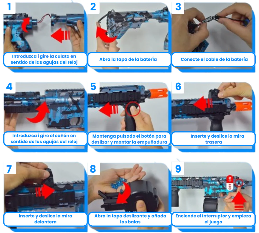 M416 Blaster Hidrogel