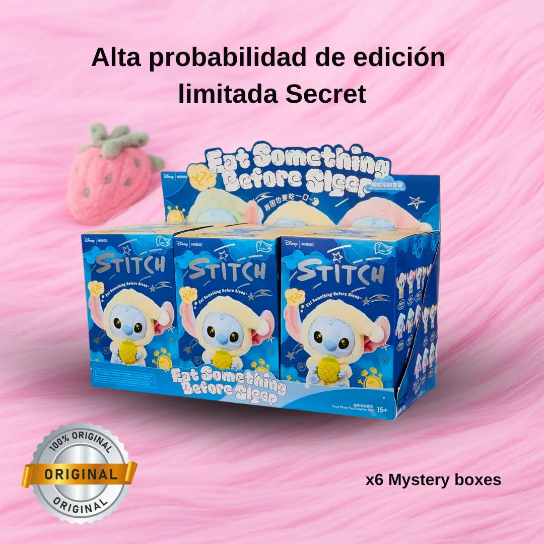 Caja misteriosa oficial de edición limitada Disney® de Labubu Stitch